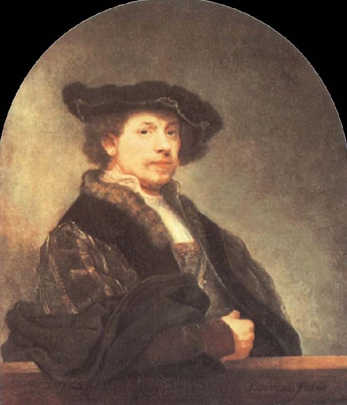 REMBRANDT Harmenszoon van Rijn Self-Portrait at the Age of Thrity-Four Norge oil painting art